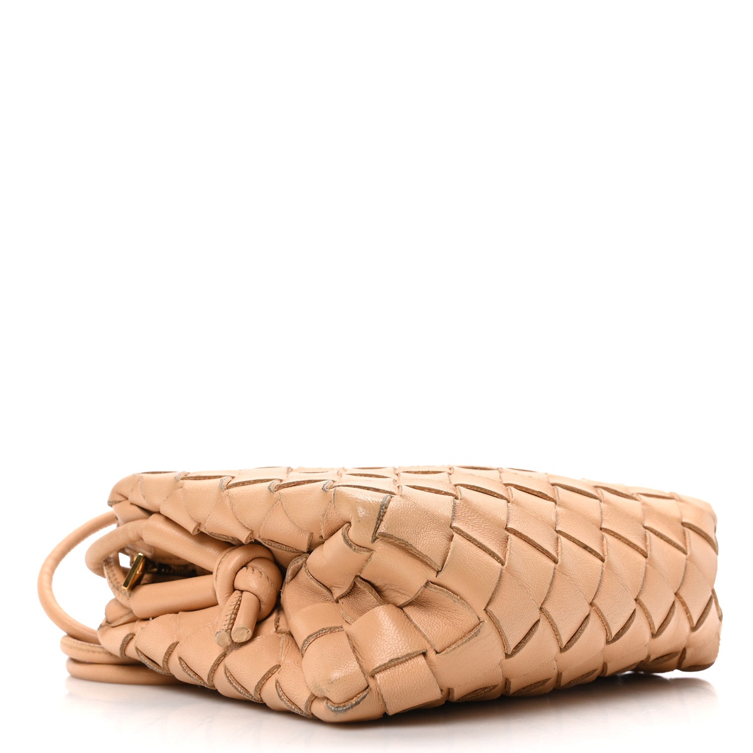Bottega Veneta Nappa Intrecciato Mini Loop Camera Bag Almond 4 of 9