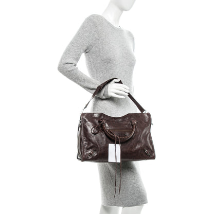 Balenciaga Agneau Classic Hardware City Cigare Fonce 2 of 6