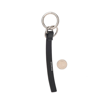 Balenciaga Calfskin Everyday Keyring Charm Black 2 of 4