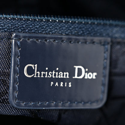 Christian Dior Denim Cannage Medium Lady Dior Blue Black 6 of 10
