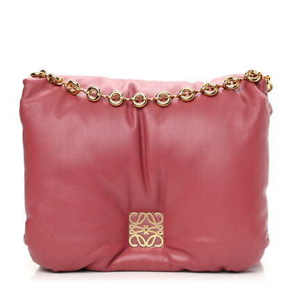 Loewe Lambskin Goya Puffer Bag Plumrose 1 of 8
