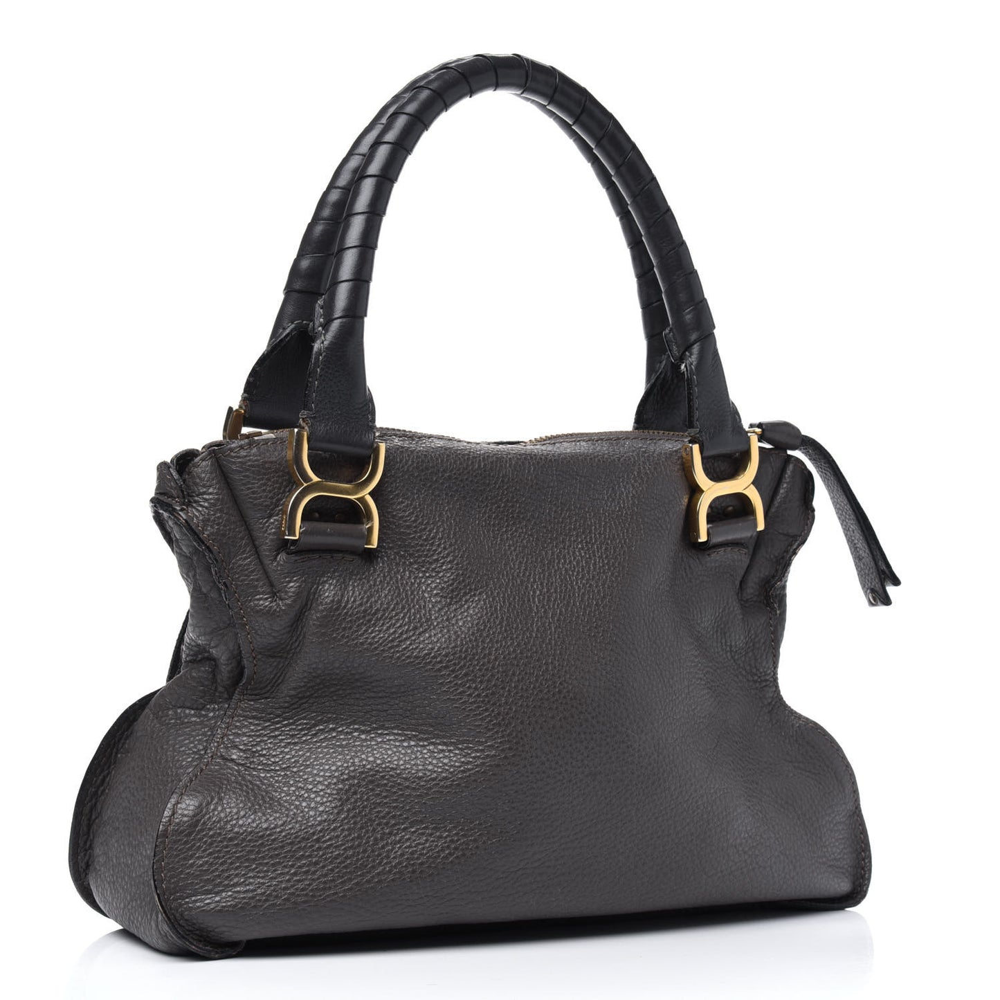 Calfskin Medium Marcie Satchel Ash