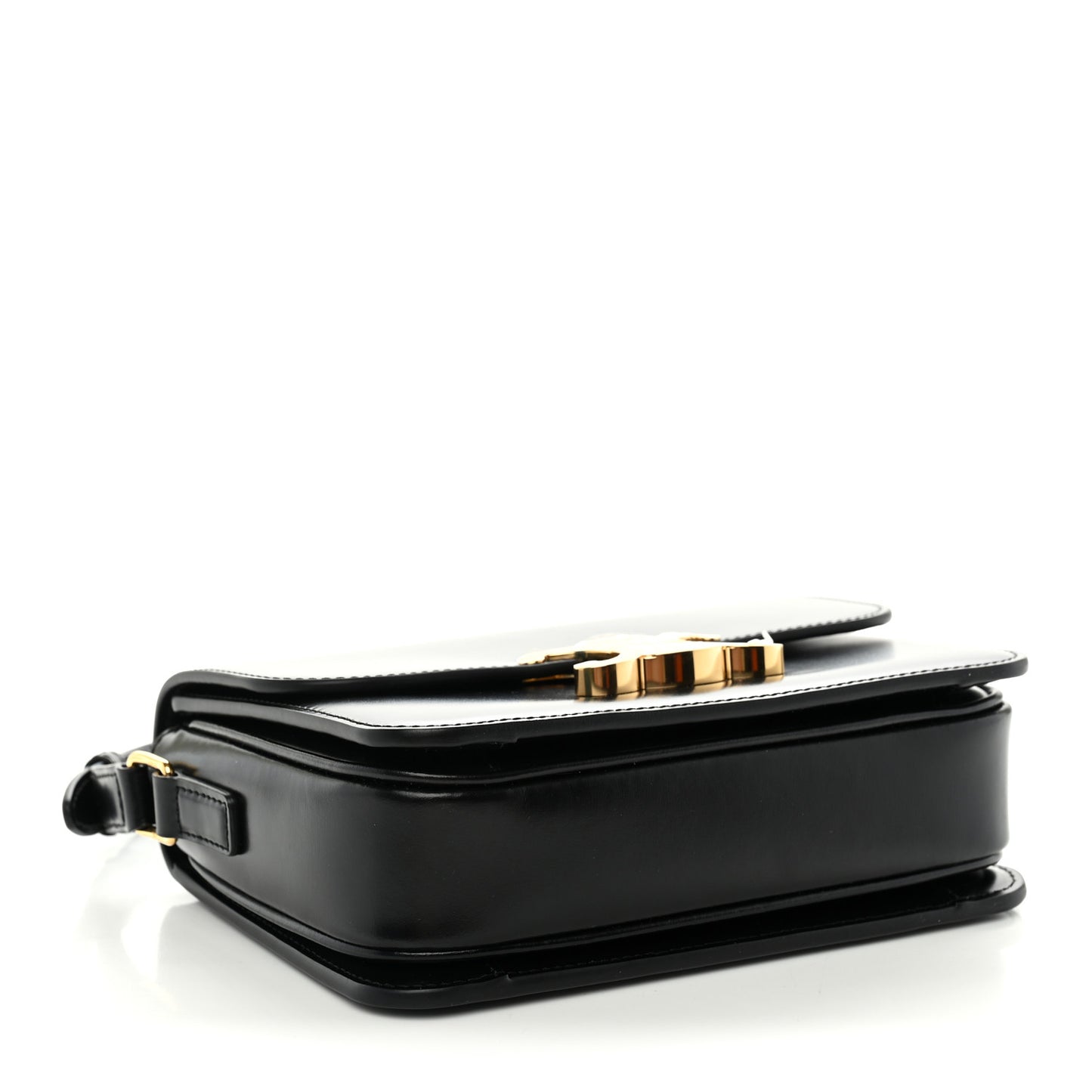 Shiny Calfskin Teen Triomphe Black