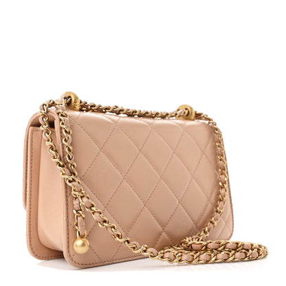 Chanel Calfskin Quilted Mini Perfect Fit Flap Beige 3 of 12