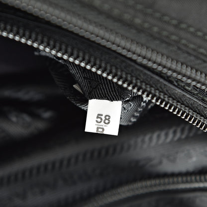 Prada Nylon Vela Messenger Bag Black 7 of 13