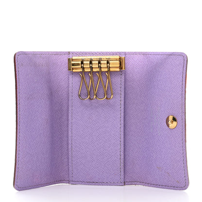 Louis Vuitton Monogram Multicolor Multicles 4 Key Holder Black Violet 5 of 6