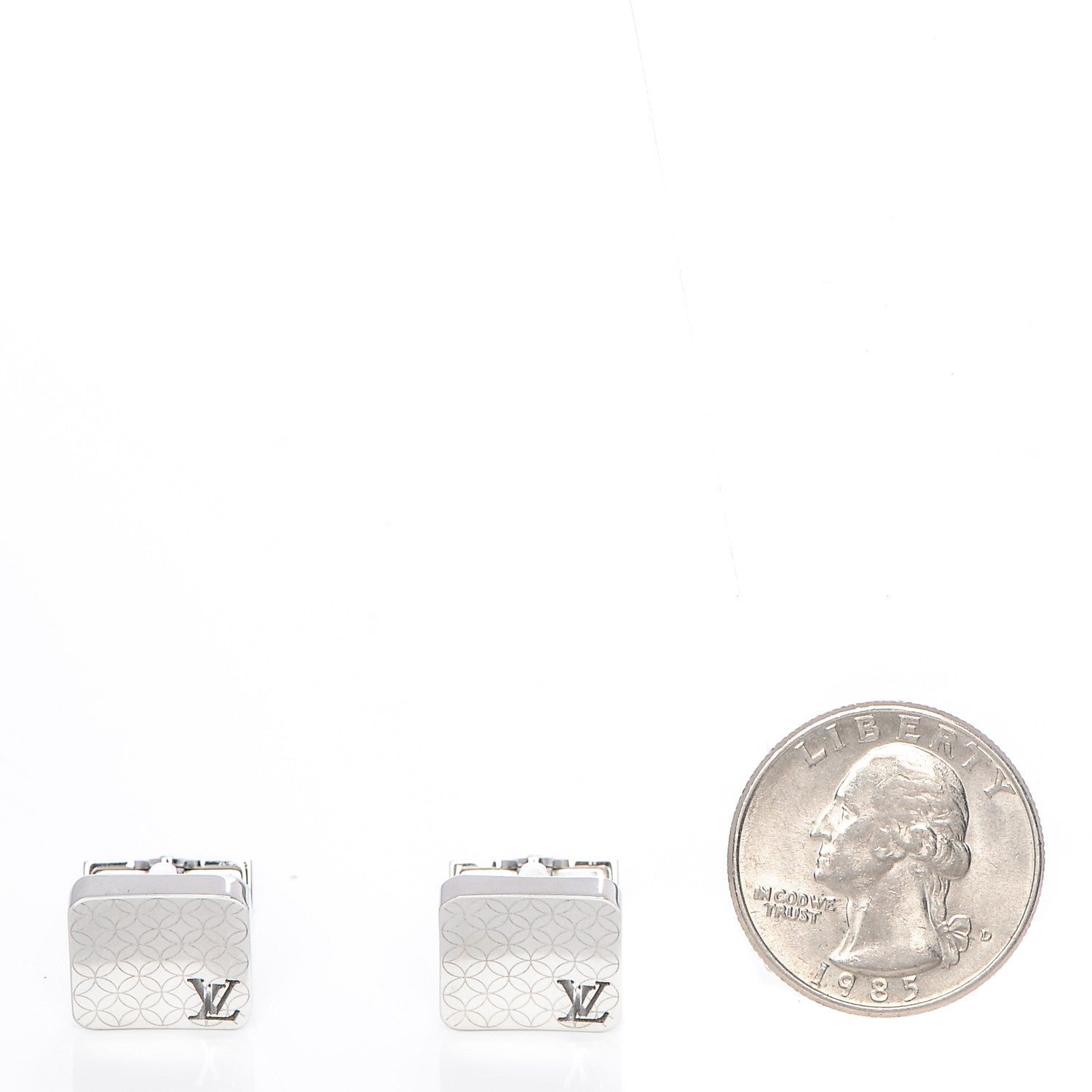 Louis Vuitton Steel Champs Elysees Cufflinks 4 of 4