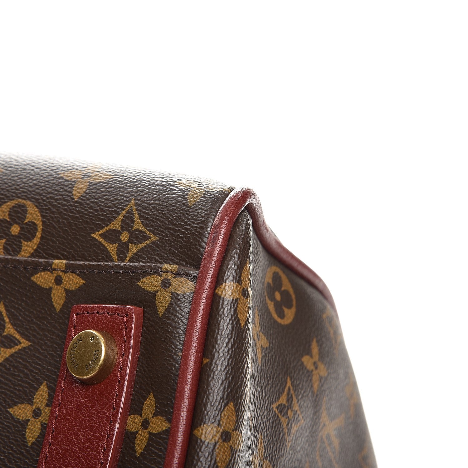 Louis Vuitton Monogram Golden Arrow Speedy Burgundy 10 of 10