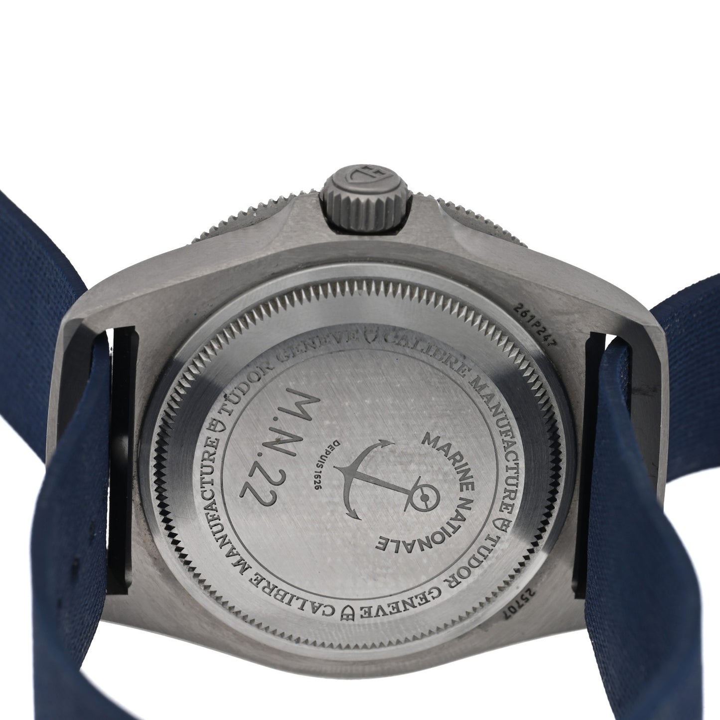 Titanium Fabric 42mm Pelagos Automatic Watch Blue 25707B