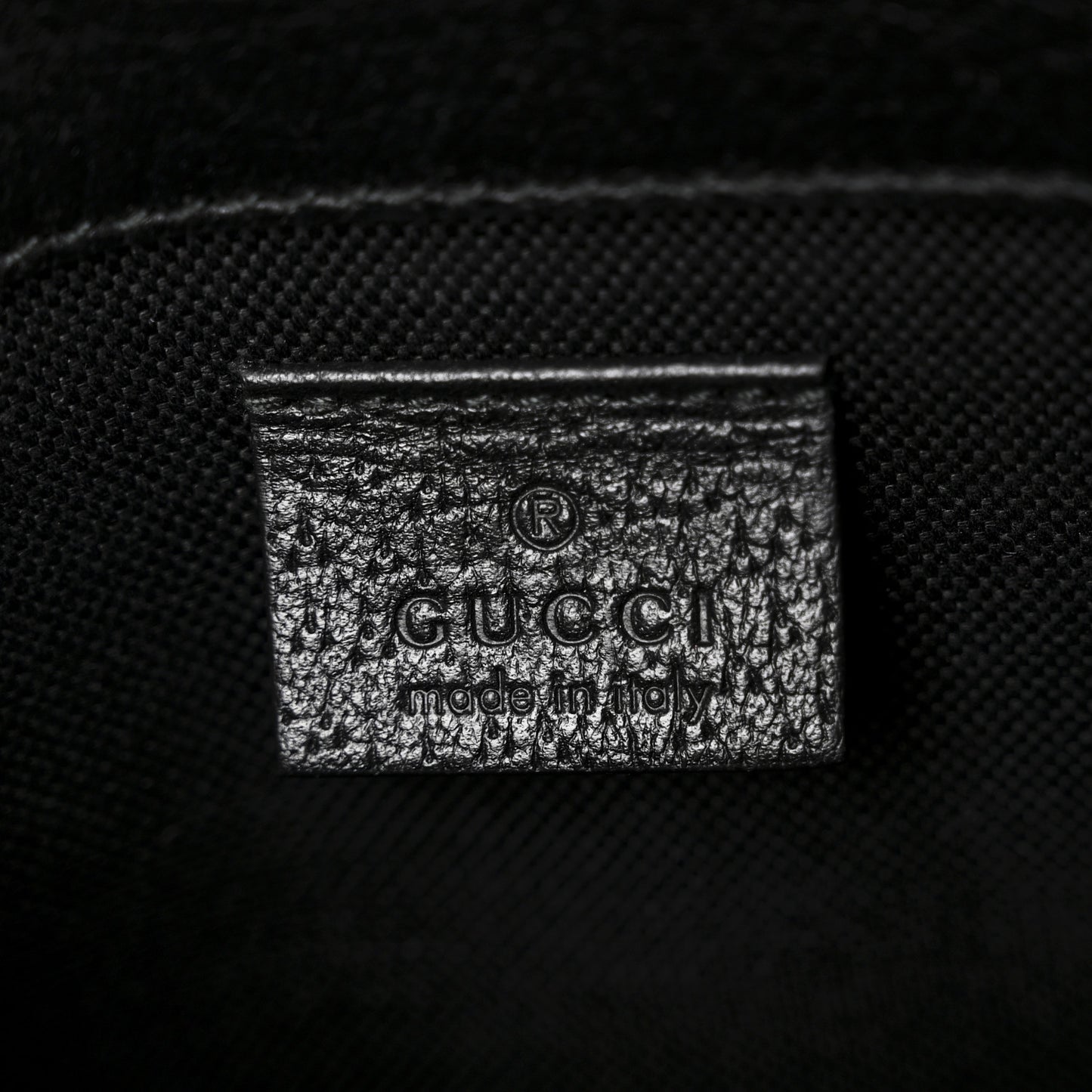 GG Supreme Monogram Psychedelic Slim Belt Bag Black