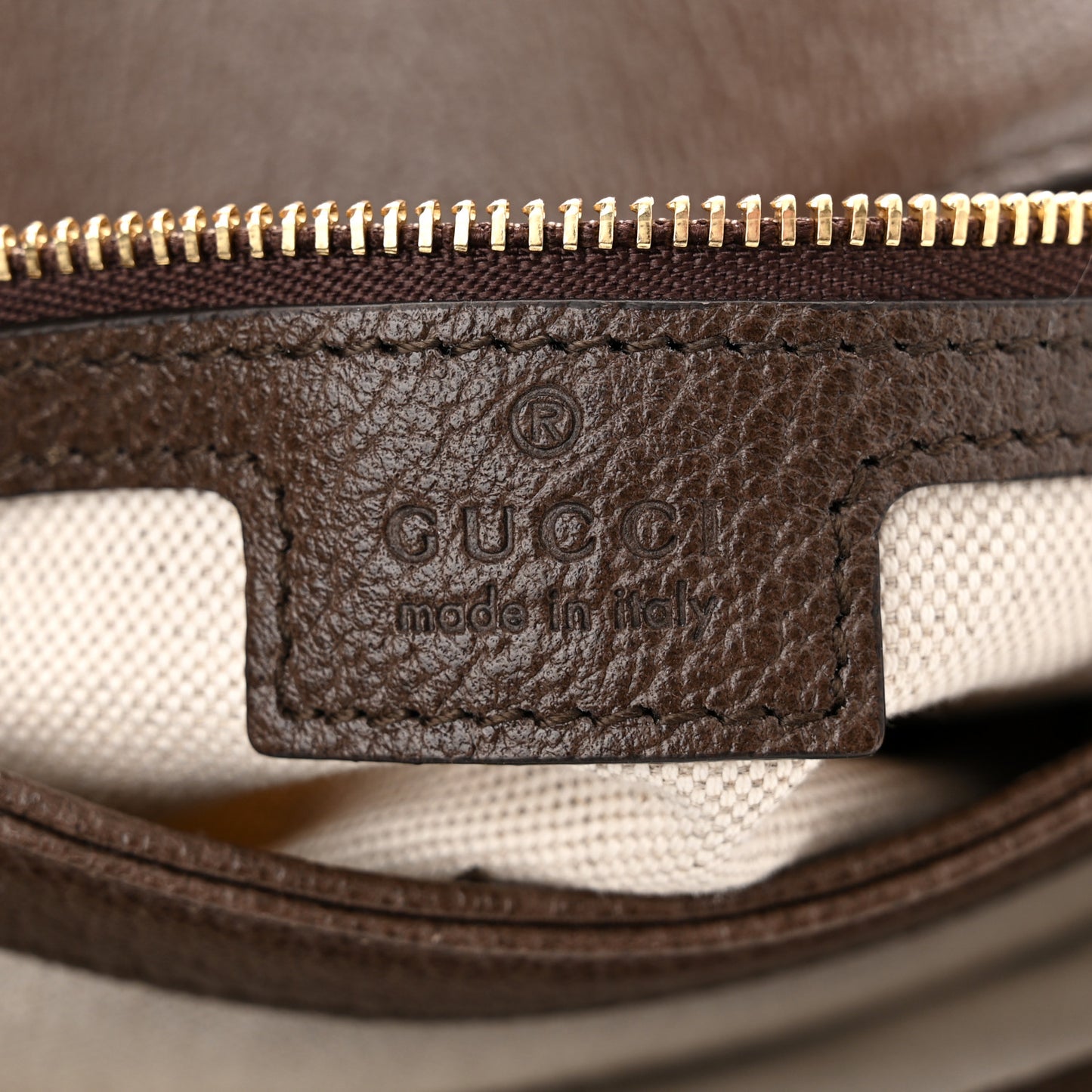 GG Supreme Monogram Textured Dollar Calfskin Web Medium Blondie Shoulder Flap Bag Beige Ebony New Acero