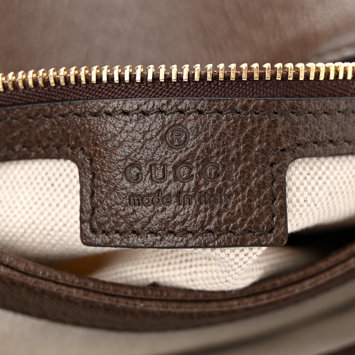 Gucci GG Supreme Monogram Textured Dollar Calfskin Web Medium Blondie Shoulder Flap Bag Beige Ebony New Acero 6 of 10