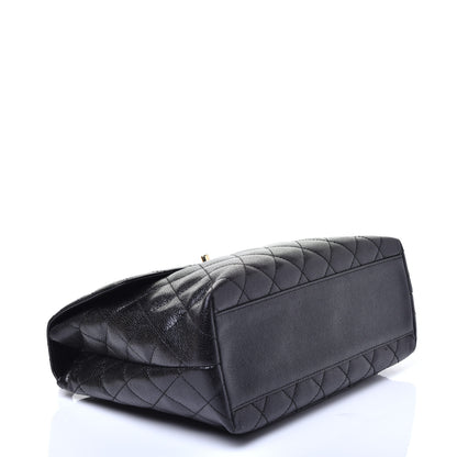 Chanel Caviar Quilted Jumbo Kelly Flap Black 4 of 11