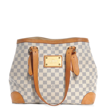 Louis Vuitton Damier Azur Hampstead MM 1 of 9