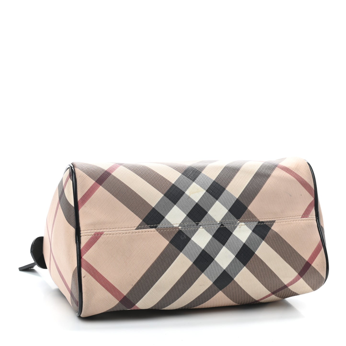 Nova Check Patent Small Chester Bowling Bag Black
