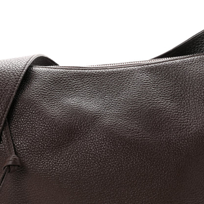 Loewe Grained Calfskin Medium Loop Chocolate 8 of 10