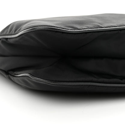 Prada Nylon Vela Flat Messenger Bag Black 8 of 10