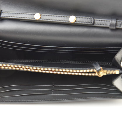 Burberry Grainy Calfskin Henley Wallet On Chain Black 5 of 11