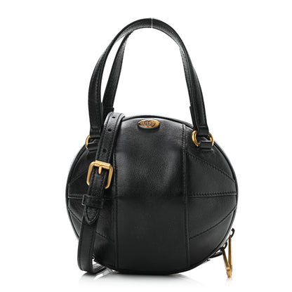 Gucci Piuma Lux Energy Mini Tifosa Basketball Shaped Shoulder Bag Black 1 of 10