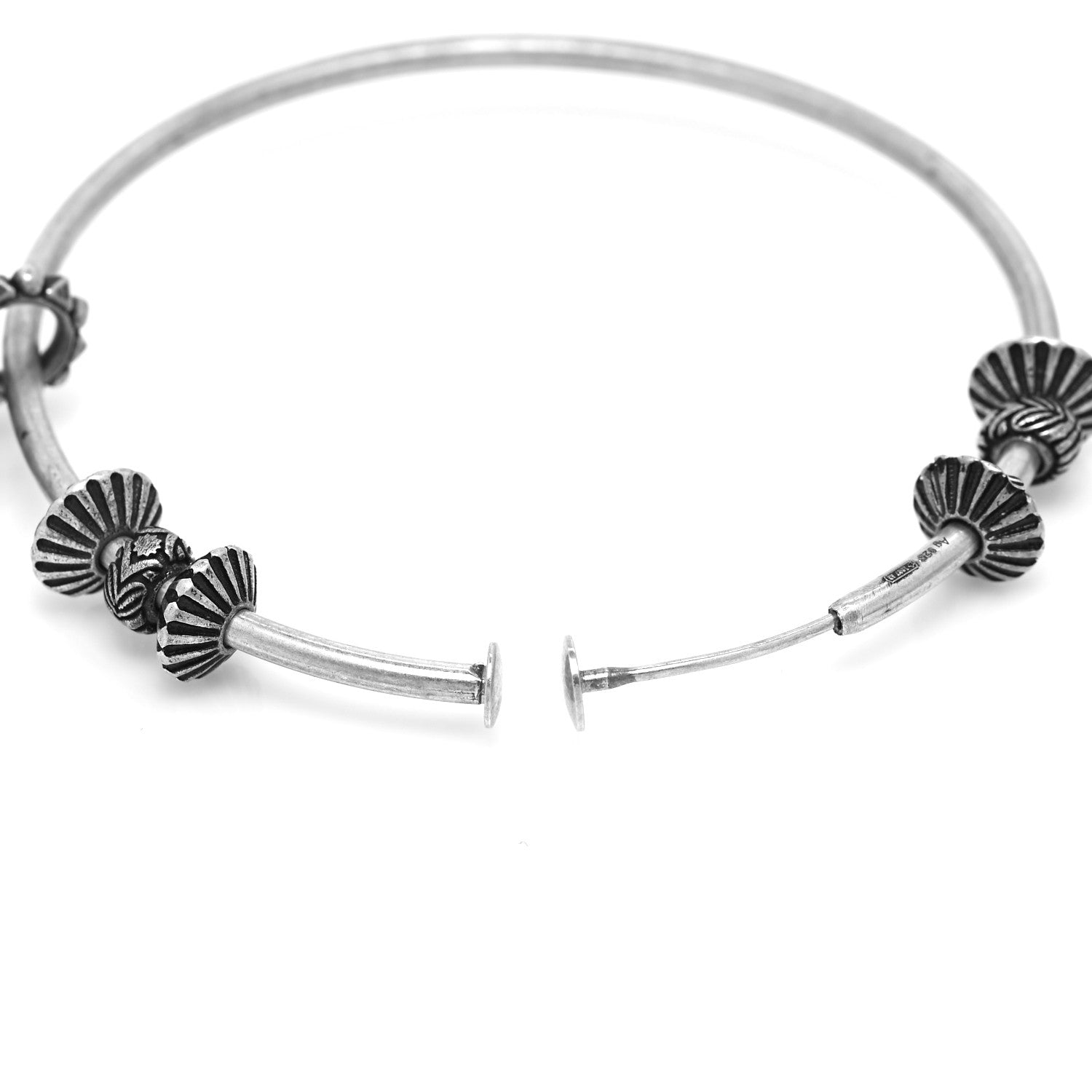 Gucci Sterling Silver Anger Forest Mismatched Hoop Earrings 5 of 6