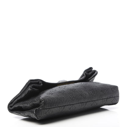 Louis Vuitton Calfskin Quilted Monogram Altair Clutch Black 4 of 7