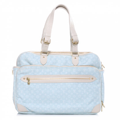 Louis Vuitton Mini Lin Sac a Langer Diaper Bag Blue 1 of 7
