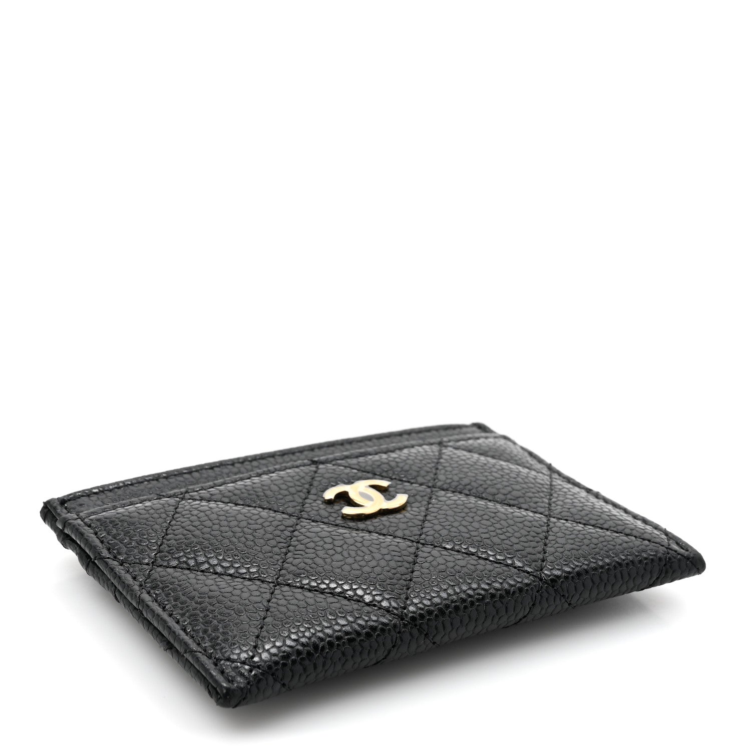 Chanel Caviar Quilted Card Holder Black 4 of 9
