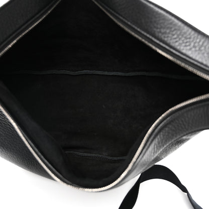 The Row Grained Calfskin Large Slouchy Banana Bag Black 5 of 9
