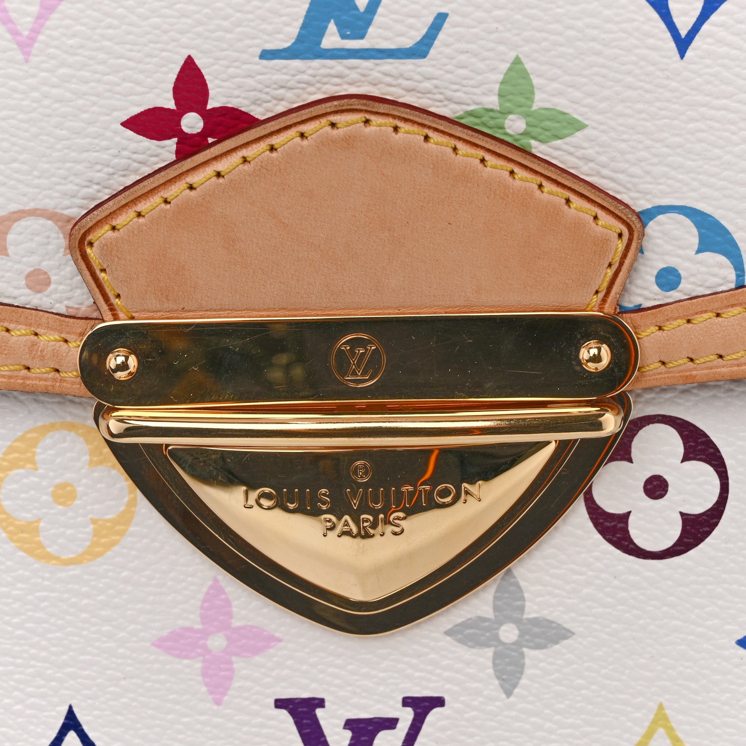 Louis Vuitton Monogram Multicolor Beverly MM White 12 of 15