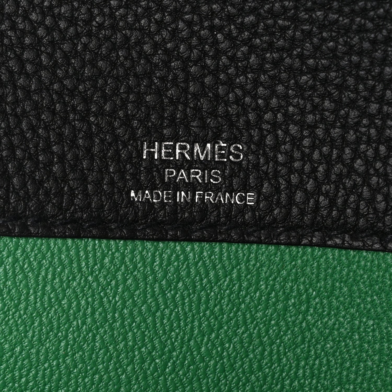 Hermes Togo Verso Kelly Depeches 25 Pouch Black Bamboo 7 of 12