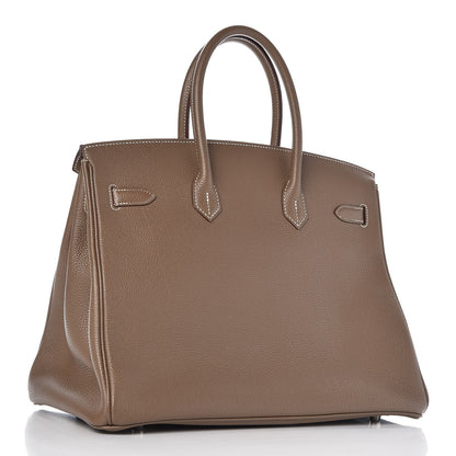 Hermes Togo Birkin 35 Etoupe 3 of 11