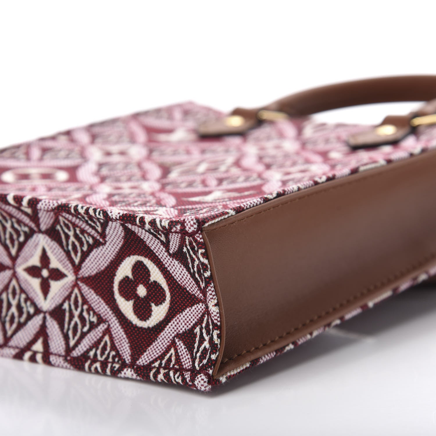 Louis Vuitton Jacquard Since 1854 Petit Sac Plat Bordeaux 7 of 11