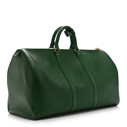 Louis Vuitton Epi Keepall 50 Borneo 2 of 9
