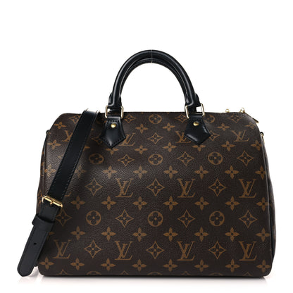 Louis Vuitton Monogram My World Tour Speedy Bandouliere 30 Black 1 of 8