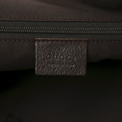 Gucci Monogram Small Gold D Ring Tote Brown 6 of 10