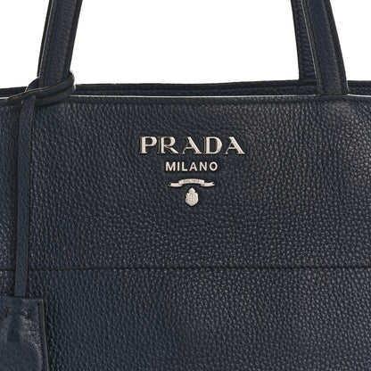 Prada Vitello Phenix Shopping Tote Baltico 8 of 14