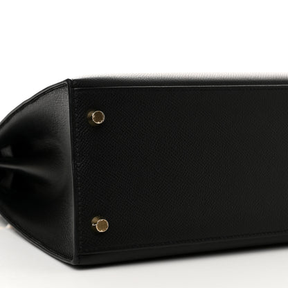 Hermes Epsom Kelly Sellier 28 Black 9 of 12