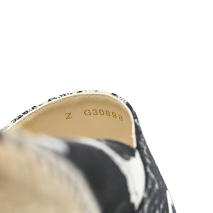 Chanel Printed Canvas Grosgrain 31 Rue Cambon Espadrilles 40 Black White 8 of 8