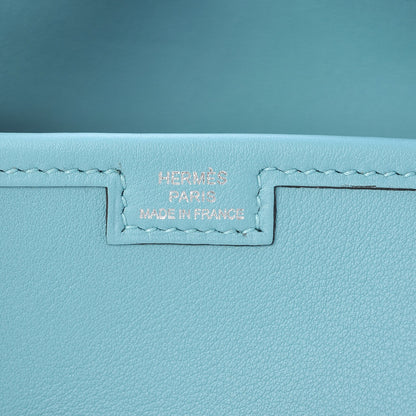 Hermes Swift Jige Elan 29 Clutch Bleu Saint Cyr 6 of 7