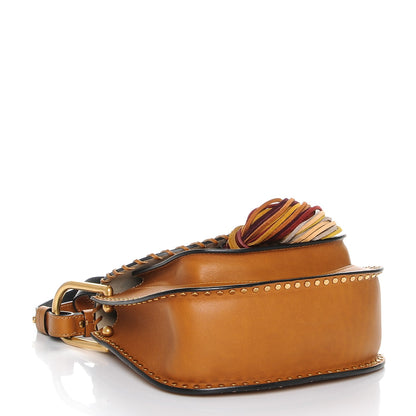 Chloe Calfskin Small Hudson Tassel Shoulder Bag Mustard Brown 4 of 6