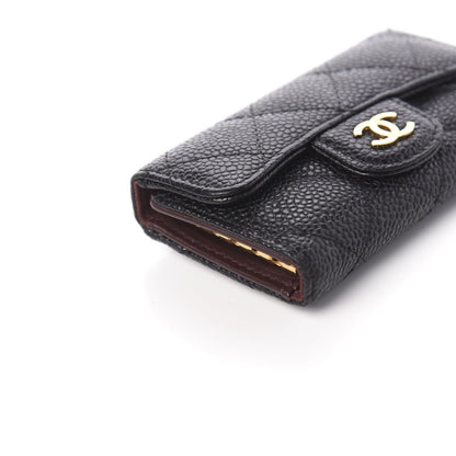 Chanel Caviar Quilted 6 Key Holder Black 13 of 14