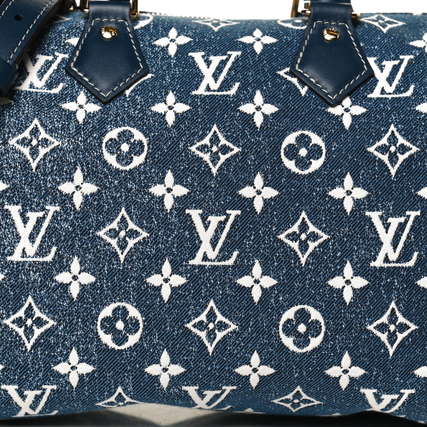 Monogram Jacquard Denim Speedy Bandouliere 25 Bleu