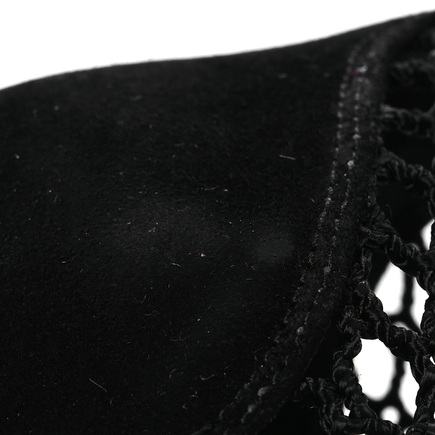 Suede Laminated Resille Naughtily-D 30mm Ankle Boots 40 Black