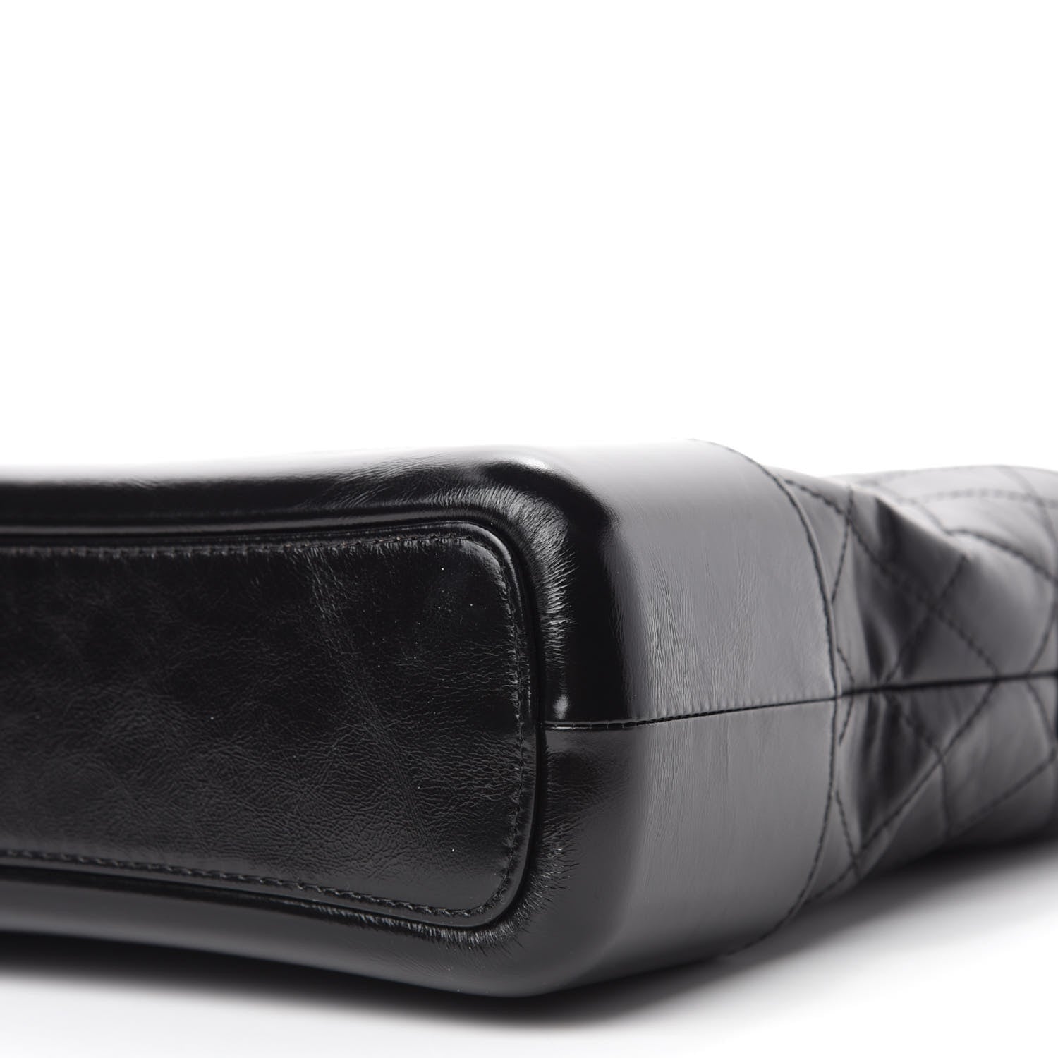 Chanel Aged Calfskin Quilted Medium Gabrielle Hobo Black 7 of 11