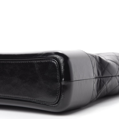 Chanel Aged Calfskin Quilted Medium Gabrielle Hobo Black 7 of 11