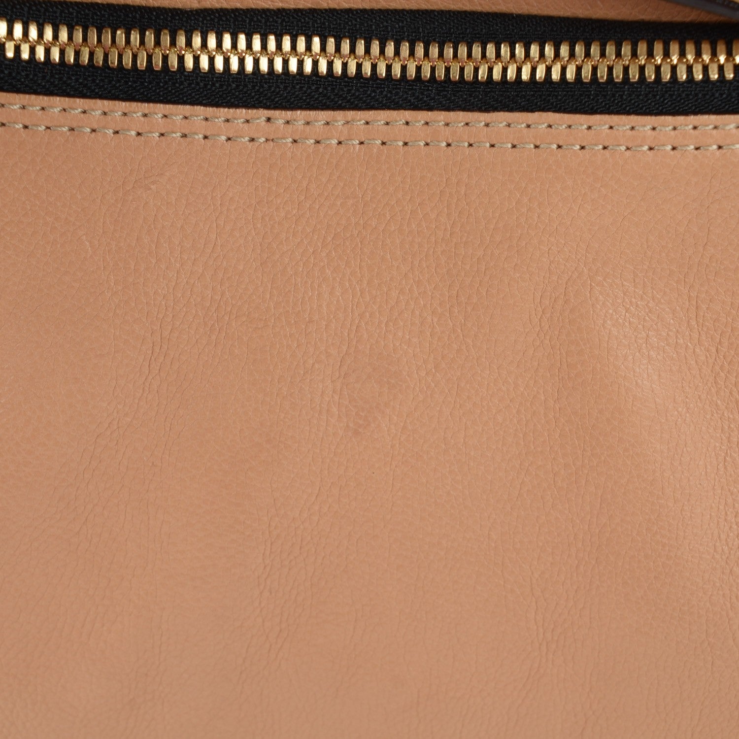 Chloe Calfskin Cary Zipped Shoulder Bag Beige 2 of 11