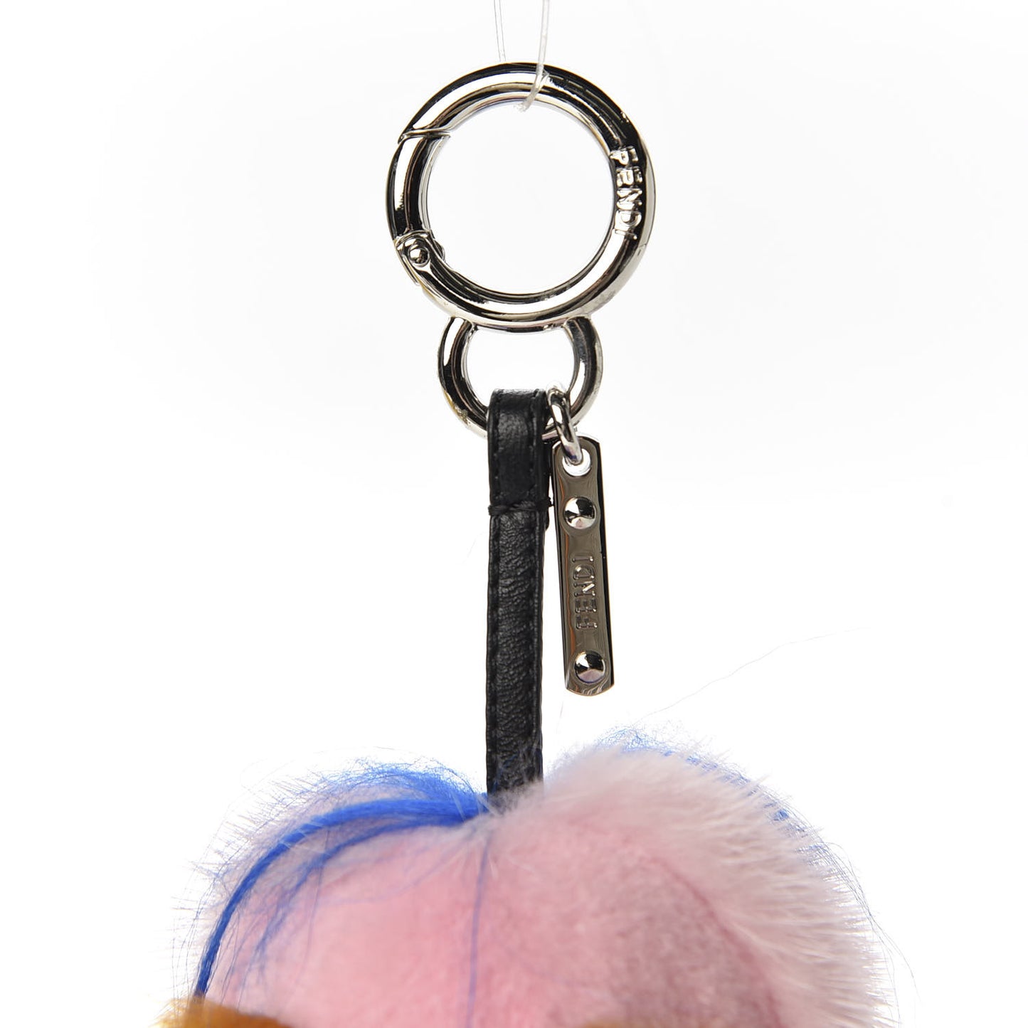 Mink Fur Crystal Fendirumi Piro-Chan Monster Bag Bug Charm Marshmallow