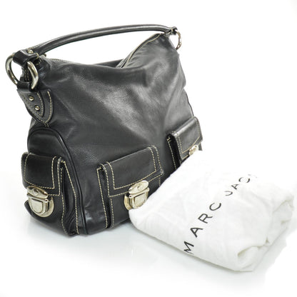Marc Jacobs Leather Large Multipocket Hobo Black 3 of 8