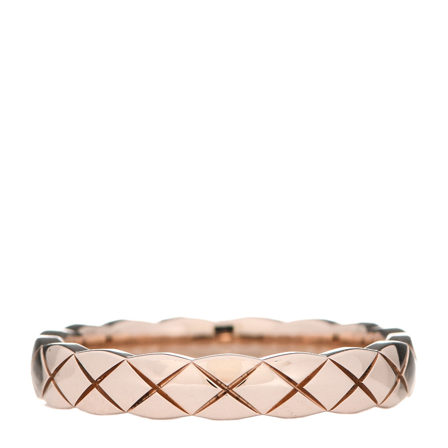 18K Beige Gold Mini Coco Crush Ring 49 4.75