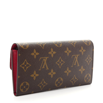 Louis Vuitton Monogram Emilie Wallet Fuchsia 3 of 8